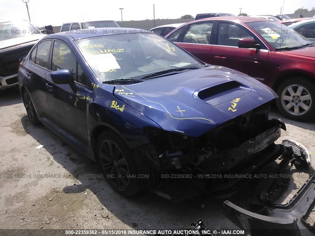 JF1VA1B63H9808043 - 2017 SUBARU WRX BLUE photo 1