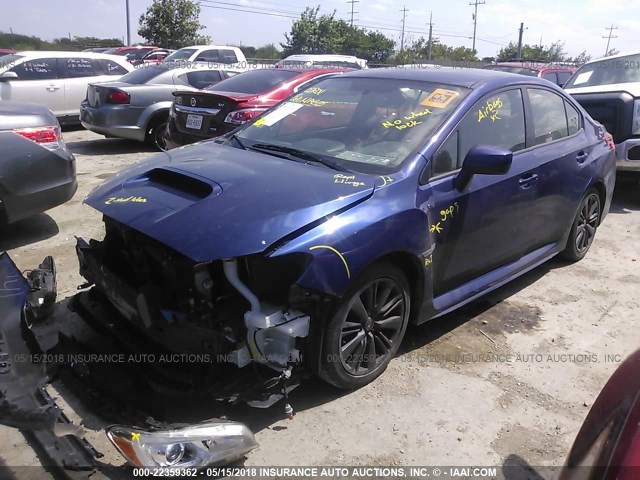 JF1VA1B63H9808043 - 2017 SUBARU WRX BLUE photo 2