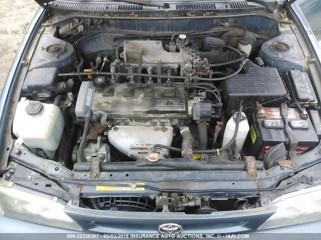 2T1BB02E8TC164005 - 1996 TOYOTA COROLLA DX BLUE photo 10