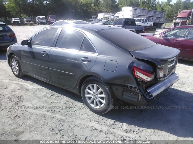 4T1BF3EK3AU041344 - 2010 TOYOTA CAMRY SE/LE/XLE GRAY photo 3