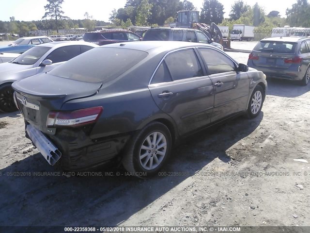 4T1BF3EK3AU041344 - 2010 TOYOTA CAMRY SE/LE/XLE GRAY photo 4