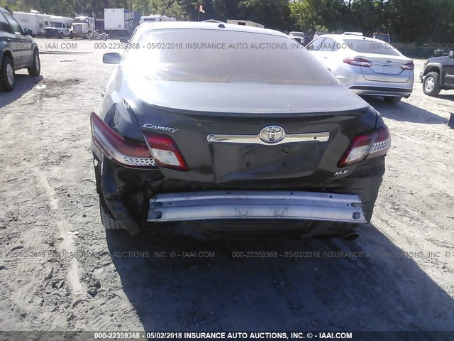 4T1BF3EK3AU041344 - 2010 TOYOTA CAMRY SE/LE/XLE GRAY photo 6