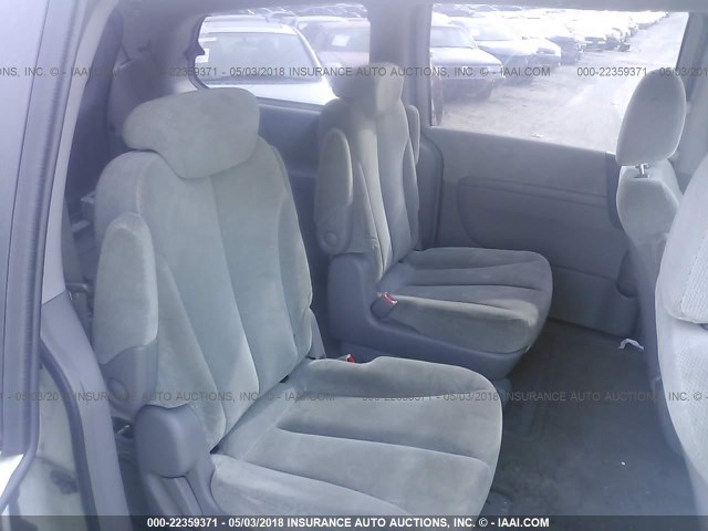 KNDMB233866037882 - 2006 KIA SEDONA EX/LX WHITE photo 8