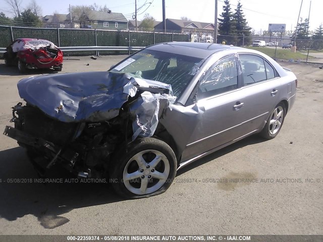 5NPEU46F48H366927 - 2008 HYUNDAI SONATA SE/LIMITED SILVER photo 2