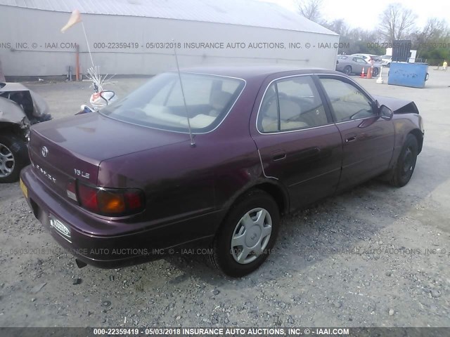 4T1BF12K1TU135590 - 1996 TOYOTA CAMRY LE/XLE/SE 栗色 照片 4