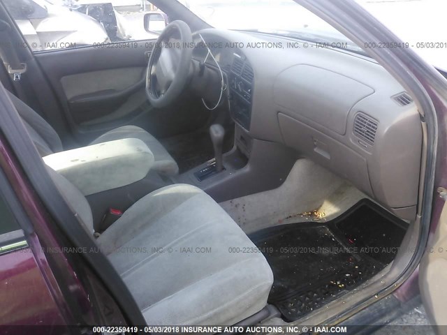 4T1BF12K1TU135590 - 1996 TOYOTA CAMRY LE/XLE/SE 栗色 照片 5