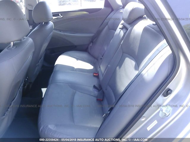 KMHEC4A46CA060140 - 2012 HYUNDAI SONATA HYBRID SILVER photo 8