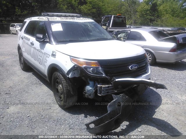 1FM5K8AR8FGA93941 - 2015 FORD EXPLORER POLICE INTERCEPTOR WHITE photo 6