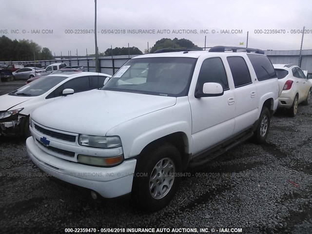 3GNFK16Z53G116415 - 2003 CHEVROLET SUBURBAN K1500 WHITE photo 6