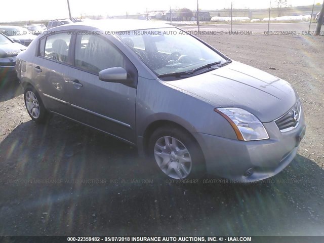 3N1AB6AP3CL751262 - 2012 NISSAN SENTRA 2.0/2.0S/SR/2.0SL SILVER photo 1