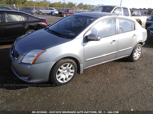 3N1AB6AP3CL751262 - 2012 NISSAN SENTRA 2.0/2.0S/SR/2.0SL SILVER photo 2