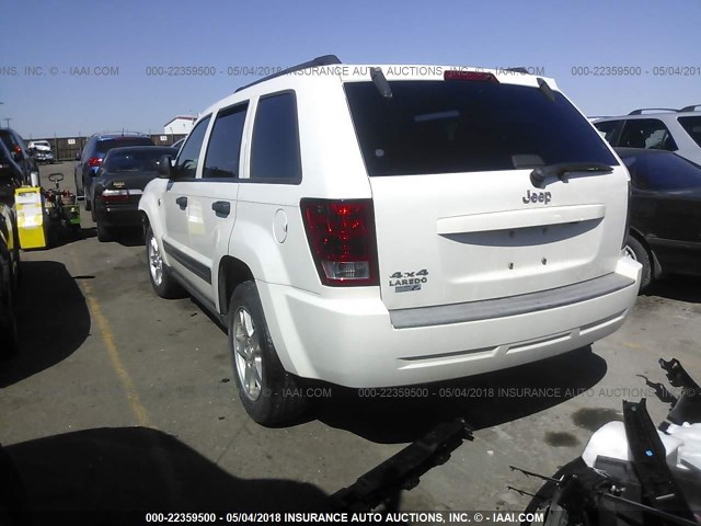 1J4HR48N96C255778 - 2006 JEEP GRAND CHEROKEE LAREDO/COLUMBIA/FREEDOM 白色 照片 3