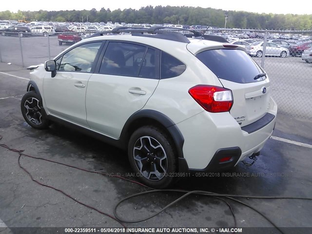 JF2GPAKC2E8266900 - 2014 SUBARU XV CROSSTREK 2.0 LIMITED TAN photo 3