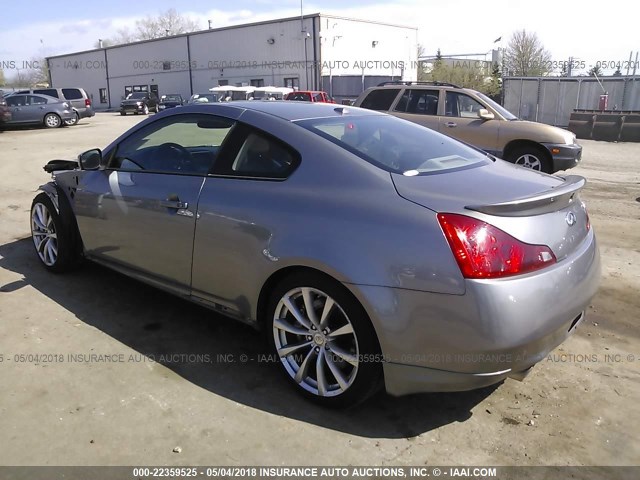 JNKCV64E28M114057 - 2008 INFINITI G37 JOURNEY/SPORT GRAY photo 3