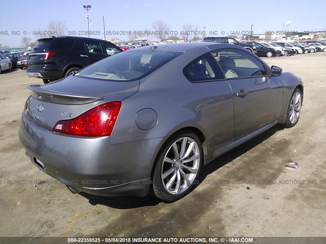 JNKCV64E28M114057 - 2008 INFINITI G37 JOURNEY/SPORT GRAY photo 4