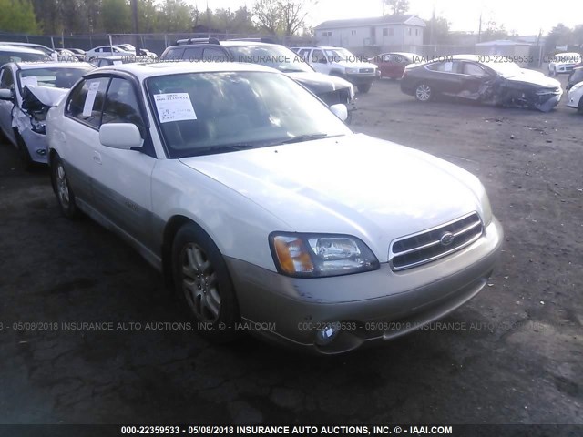 4S3BE686717204020 - 2001 SUBARU LEGACY OUTBACK LIMITED WHITE photo 1