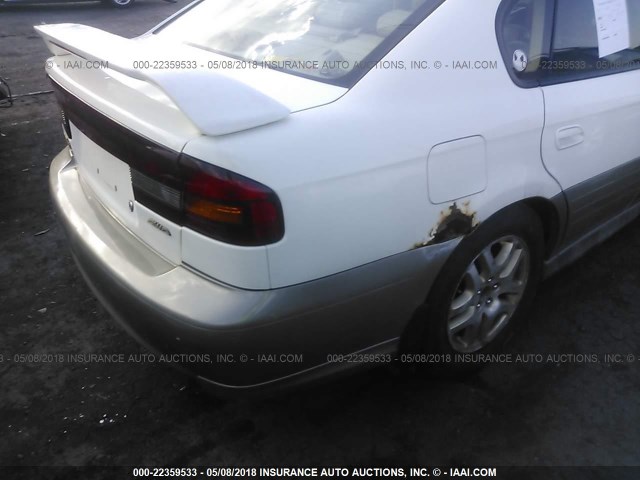 4S3BE686717204020 - 2001 SUBARU LEGACY OUTBACK LIMITED WHITE photo 6