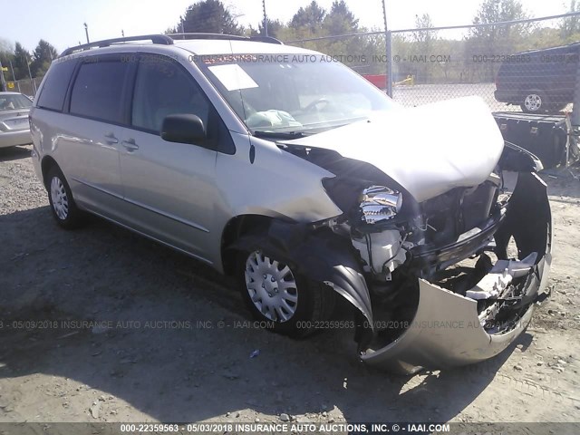 5TDZA23C34S072500 - 2004 TOYOTA SIENNA CE/LE SILVER photo 1