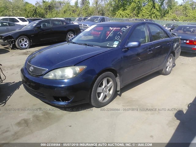 4T1BE32K45U068937 - 2005 TOYOTA CAMRY LE/XLE/SE Dark Blue photo 2