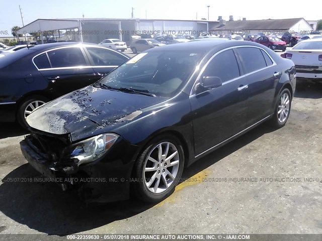 1G1ZG5E76CF276957 - 2012 CHEVROLET MALIBU LTZ 黑色 照片 2