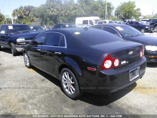 1G1ZG5E76CF276957 - 2012 CHEVROLET MALIBU LTZ 黑色 照片 3