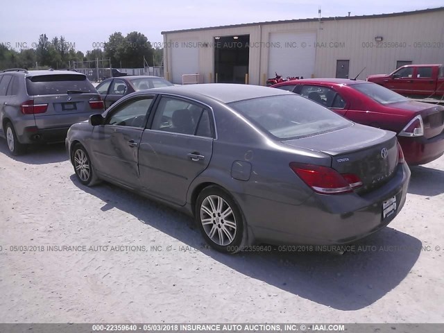 4T1BK36B97U211399 - 2007 TOYOTA AVALON XL/XLS/TOURING/LIMITED GRAY photo 3