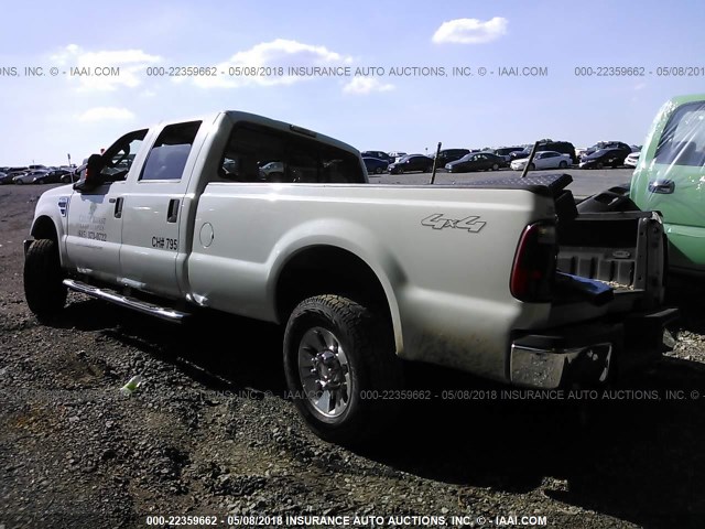 1FTWW31R68EC38201 - 2008 FORD F350 SRW SUPER DUTY WHITE photo 3