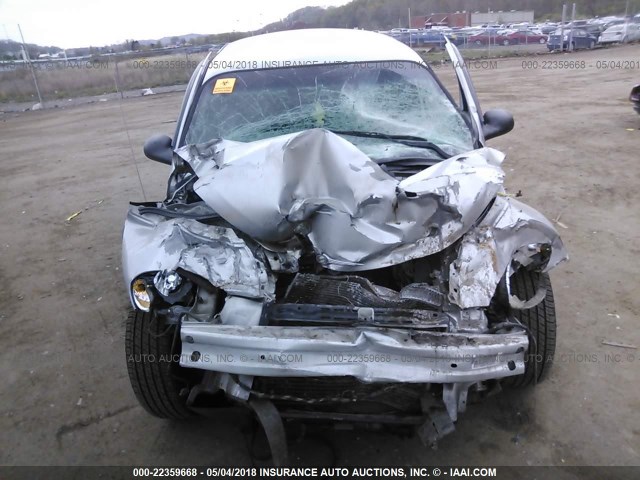 3C4FY48BX4T353077 - 2004 CHRYSLER PT CRUISER SILVER photo 6