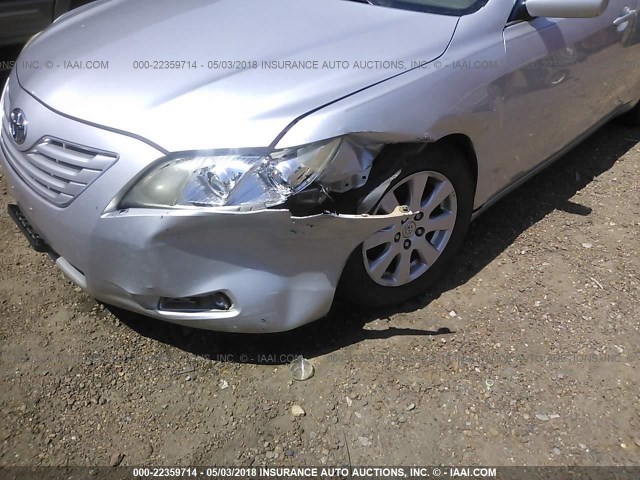 4T1BE46K57U611599 - 2007 TOYOTA CAMRY NEW GENERAT CE/LE/XLE/SE SILVER photo 6