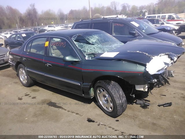 1LNFM97V2WY739977 - 1998 LINCOLN CONTINENTAL  绿色 照片 1