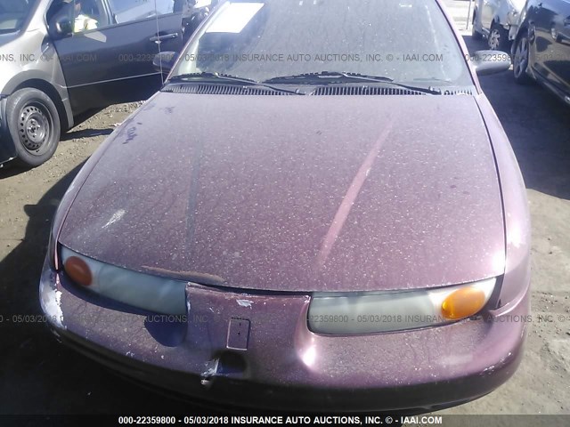 1G8ZH52832Z155814 - 2002 SATURN SL1 BURGUNDY photo 6