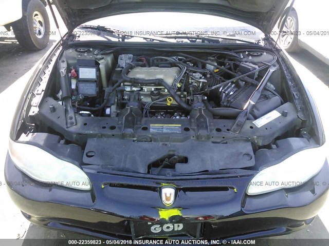 2G1WW12E639386997 - 2003 CHEVROLET MONTE CARLO LS 黑色 照片 10