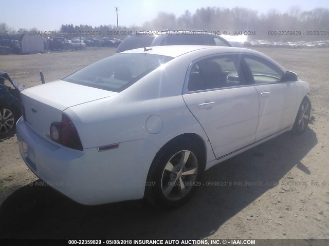 1G1ZC5E15BF192828 - 2011 CHEVROLET MALIBU 1LT 白色 照片 4