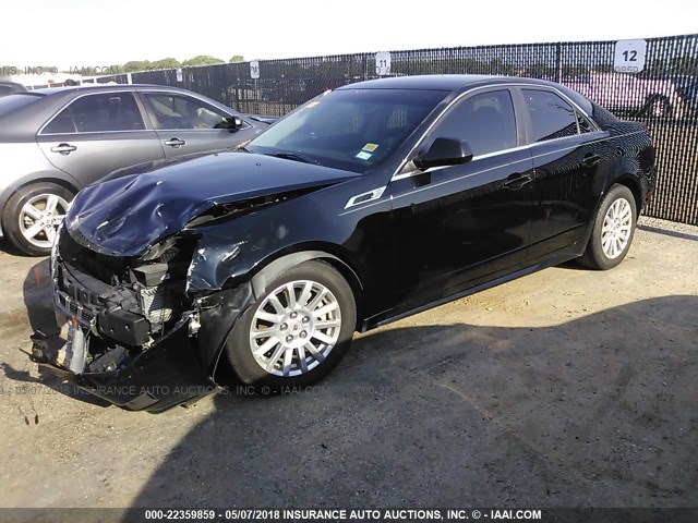 1G6DA5E56C0142506 - 2012 CADILLAC CTS Negro foto 2