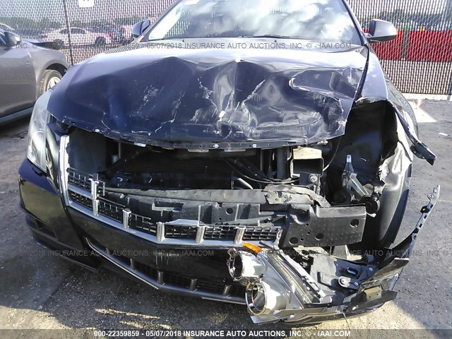 1G6DA5E56C0142506 - 2012 CADILLAC CTS Negro foto 6