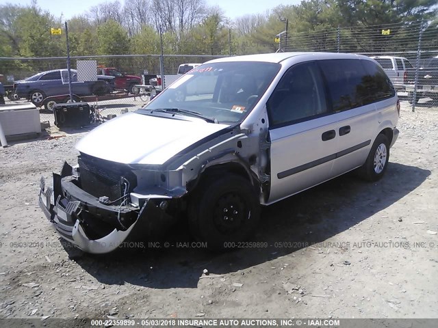 1D4GP25B57B180741 - 2007 DODGE CARAVAN SE GRAY photo 2