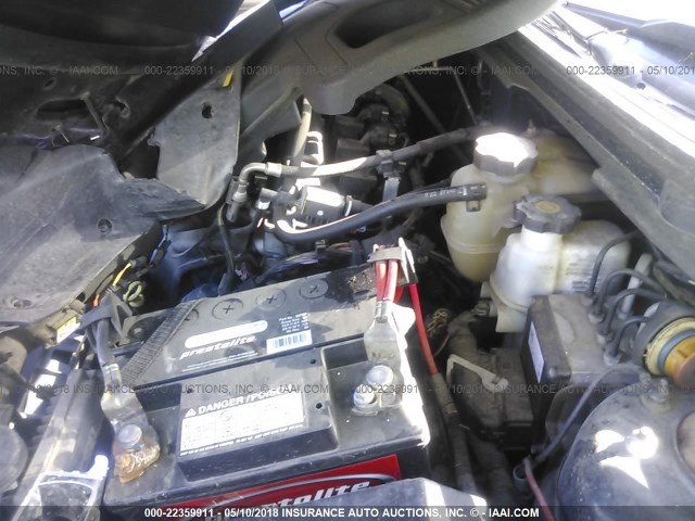 1G1ZG57B88F180272 - 2008 CHEVROLET MALIBU LS BLACK photo 10