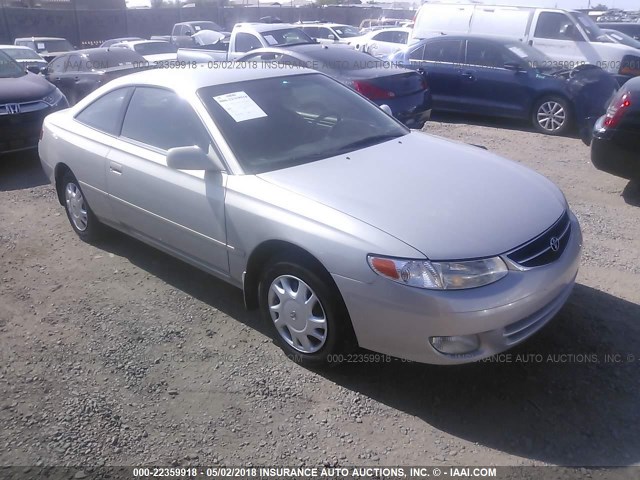 2T1CG22P7YC315734 - 2000 TOYOTA CAMRY SOLARA SE SILVER photo 1