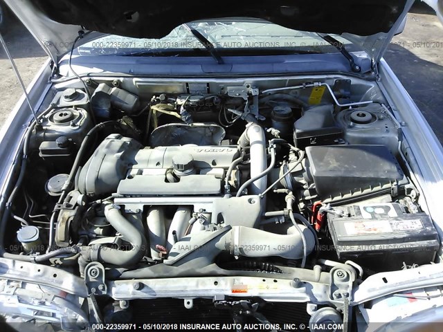 YV1VS29501F735242 - 2001 VOLVO S40 1.9T SILVER photo 10