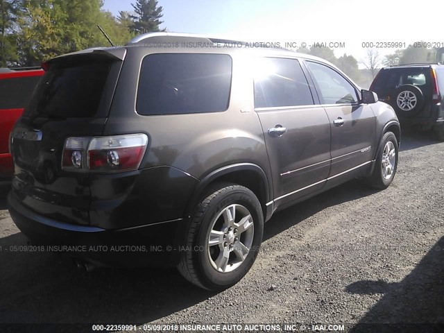 1GKER23718J245576 - 2008 GMC ACADIA SLT-1 Marron photo 4