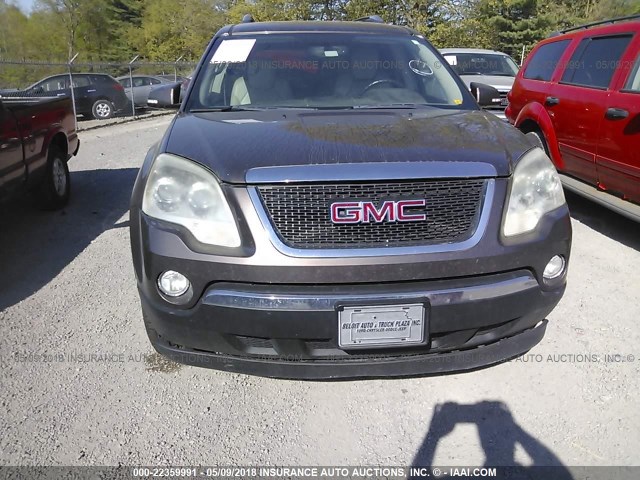 1GKER23718J245576 - 2008 GMC ACADIA SLT-1 Marron photo 6