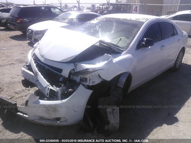 1G1ZB5E0XCF280012 - 2012 CHEVROLET MALIBU LS WHITE photo 2