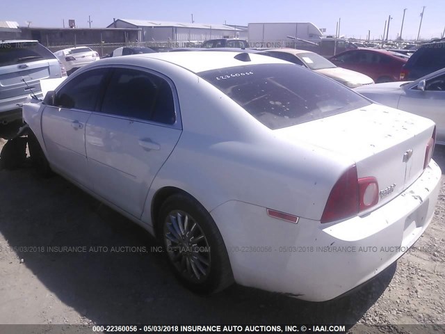 1G1ZB5E0XCF280012 - 2012 CHEVROLET MALIBU LS WHITE photo 3