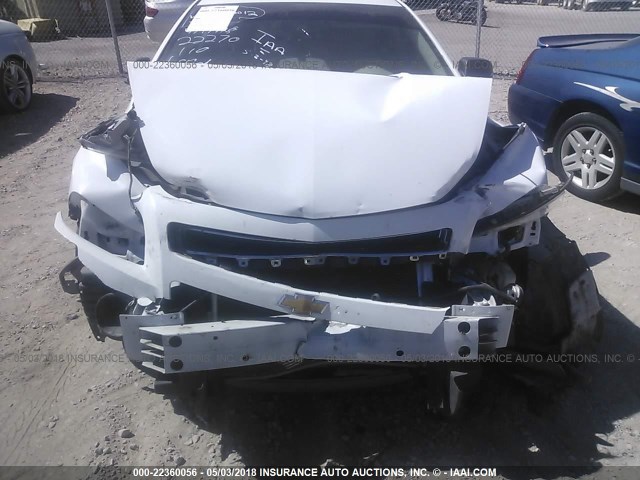1G1ZB5E0XCF280012 - 2012 CHEVROLET MALIBU LS WHITE photo 6