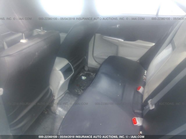 4T1BD1FK3EU102285 - 2014 TOYOTA CAMRY HYBRID/LE/XLE 白色 照片 8