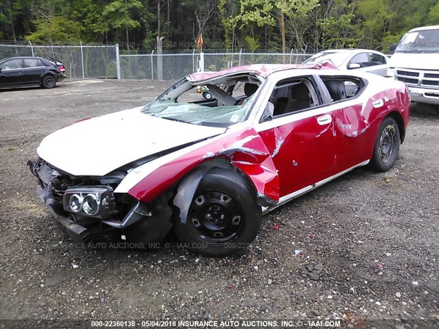 2B3LA43R47H768762 - 2007 DODGE CHARGER SE/SXT RED photo 2