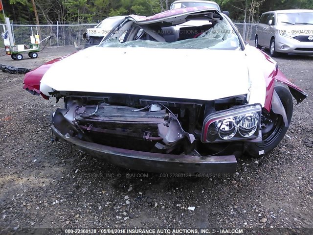 2B3LA43R47H768762 - 2007 DODGE CHARGER SE/SXT RED photo 6