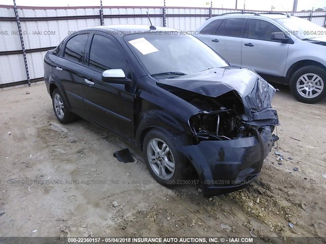 KL1TD5DEXBB148160 - 2011 CHEVROLET AVEO LS/LT 黑色 照片 1