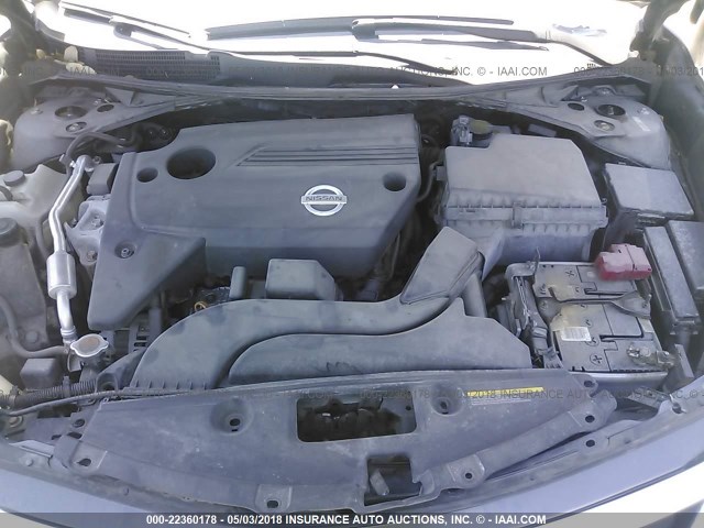 1N4AL3AP2DN403078 - 2013 NISSAN ALTIMA 2.5/S/SV/SL GRAY photo 10