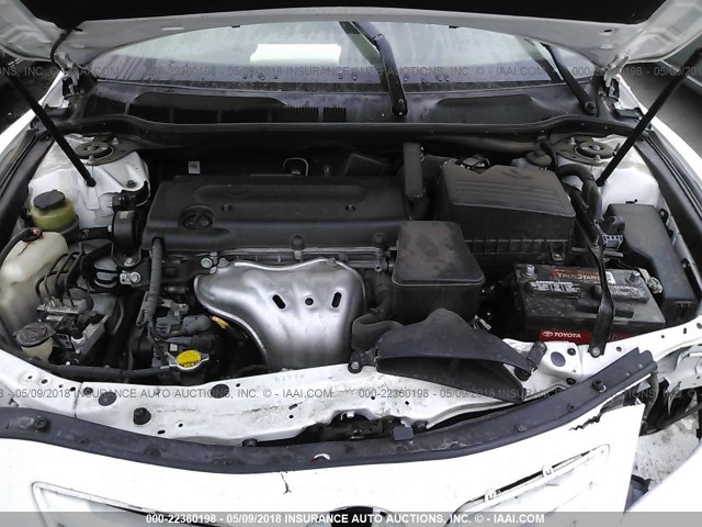4T1BE46K79U843284 - 2009 TOYOTA CAMRY SE/LE/XLE WHITE photo 10